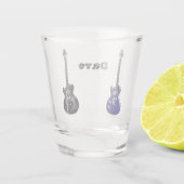 ギターパーソナライズされた ショットグラス (裏面)