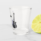 ギターパーソナライズされた ショットグラス (右)