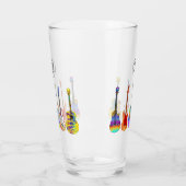 ギターパーソナライズされた タンブラーグラス (左)