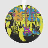 ギターパーティー-ミュージカル楽器セラミックオルナ オーナメント (裏面)