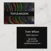 ギタービジネスカード 名刺 (正面/裏面)