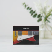 ギタービジネスカード 名刺 (スタンド正面)