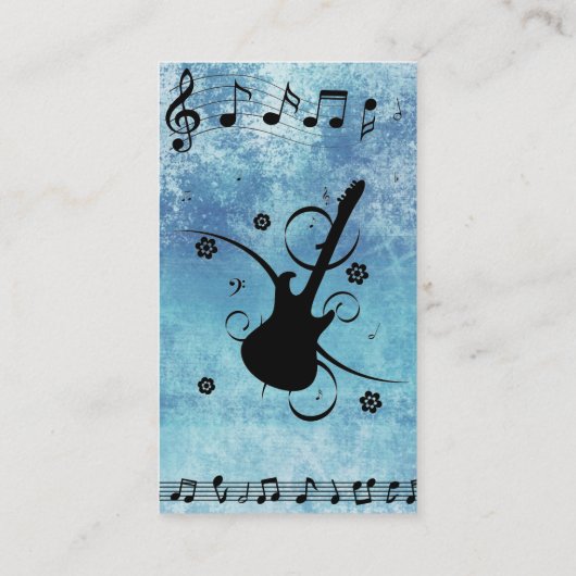 ギタービジネスカード 名刺 (裏面)