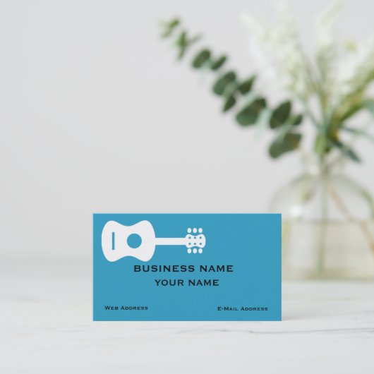 ギタービジネスカード 名刺 (スタンド正面)