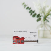 ギタービジネスカード 名刺 (スタンド正面)