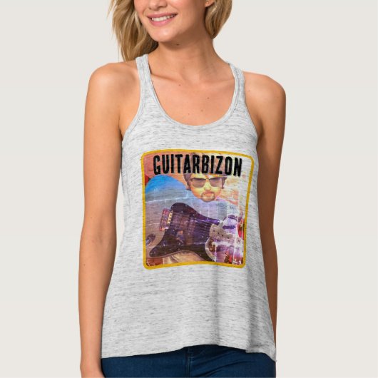 ギタービゾンTシャツ タンクトップ (正面)
