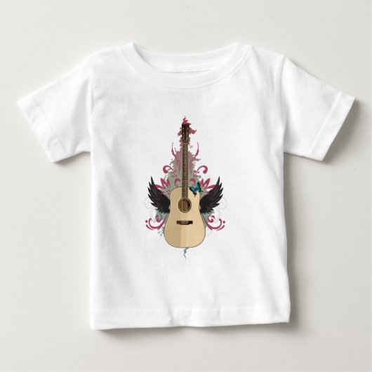 ギタービベス ベビーTシャツ (正面)