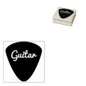 ギターピックアートスタンプ ラバースタンプ (押印)
