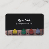 ギターピックギタリストインストラクター 名刺 (正面)