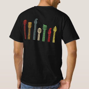 ギターピックギタリスト用レトロヴィンテージ Tシャツ