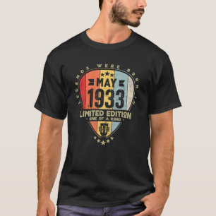 ギターピックレジェン生まれズは1933年5月のギター Tシャツ