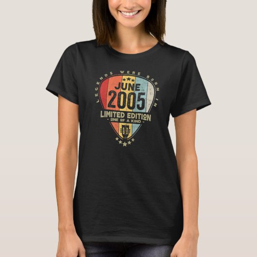 ギターピックレジェン生まれズ2005年6月ギター Tシャツ (正面)