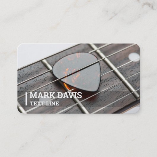 ギターピック 名刺 (正面)