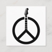 ギターピースサイン スクエア名刺 (裏面)