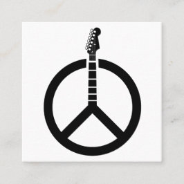 ギターピースサイン スクエア名刺