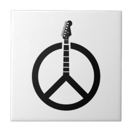 ギターピースサイン タイル