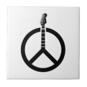 ギターピースサイン タイル (正面)