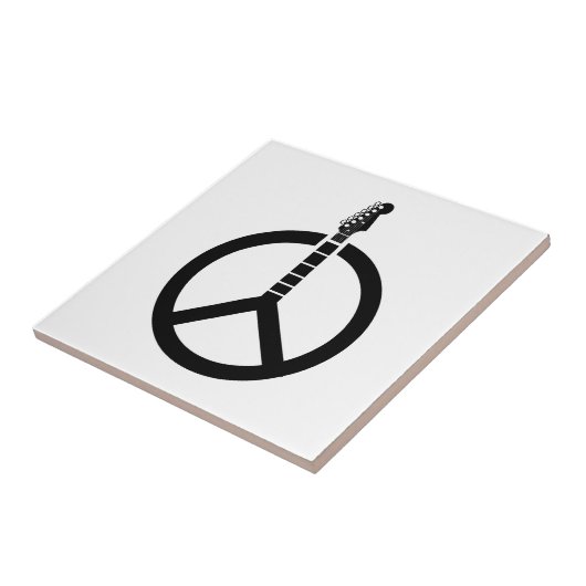 ギターピースサイン タイル (側面)