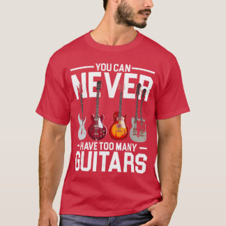 ギターファミリー男子は多いに越したことはない Tシャツ