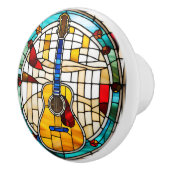 ギターフェイクステンドグラス セラミックノブ (右)