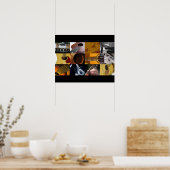 ギターフォトコラージュ ポスター (キッチン)