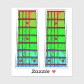 ギターフレットボードシール シール (シート)