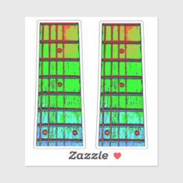 ギターフレットボードシール シール