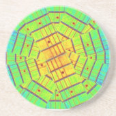ギターフレットボード コースター (正面)