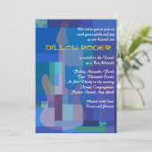 ギターブルースミュージカルバーバルミツワー招待状 招待状 (スタンド正面)