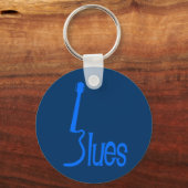 ギターブルース キーホルダー (正面)