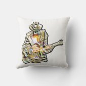 ギターブルース・マン感じ- it クッション (裏面)