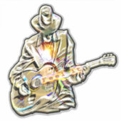 ギターブルース・マン感じ- it シール (正面)