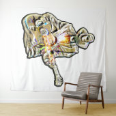 ギターブルース・マン感じ- it タペストリー (インサイチュ(横))