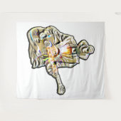 ギターブルース・マン感じ- it タペストリー (正面(横))