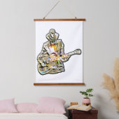 ギターブルース・マン感じ- it 吊り下げ型タペストリー (寝室)