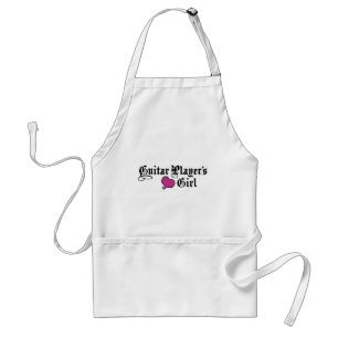 ギタープレイヤーの女の子 スタンダードエプロン