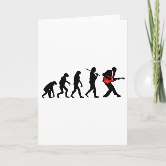 ギタープレイヤーの進化 カード (正面)