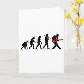 ギタープレイヤーの進化 カード (黄色い花)