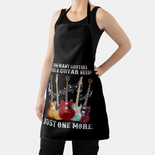 ギタープレイヤーへのギタギフトの数 エプロン (インサイチュ)