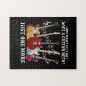 ギタープレイヤーへのギタギフトの数 ジグソーパズル (横)