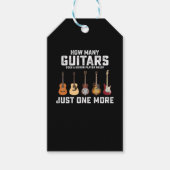 ギタープレーヤーが必要とするギターの数ジャストオン ギフトタグ (正面)