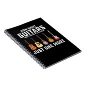 ギタープレーヤーが必要とするギターの数ジャストオン ノートブック (右側)