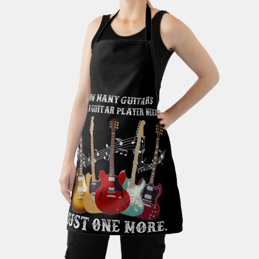 ギタープレーヤーに必要なギターの数は?おもしろい エプロン (インサイチュ)