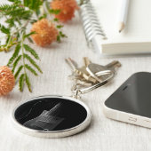 ***ギタープレーヤーのキーチェーン キーホルダー (側面)