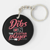 ギタープレーヤーのディブス キーホルダー (裏面)