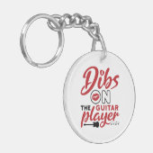 ギタープレーヤーのディブス キーホルダー (正面左)