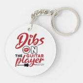 ギタープレーヤーのディブス キーホルダー (裏面)