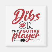 ギタープレーヤーのディブス マグネット (正面)