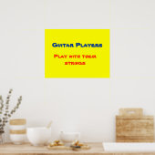 ギタープレーヤーのポスター ポスター (キッチン)