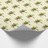 ギタープレーヤーカエル包み紙 ラッピングペーパー (角)